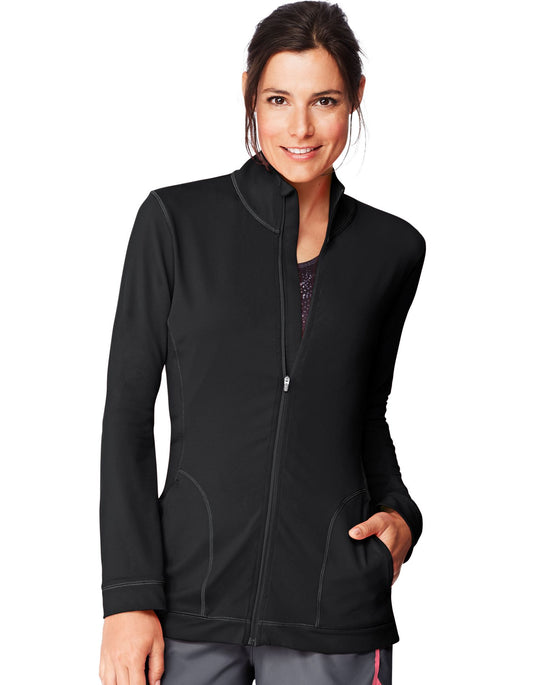 Hanes Womens Sport Performance Fleece Zip Up Jacket