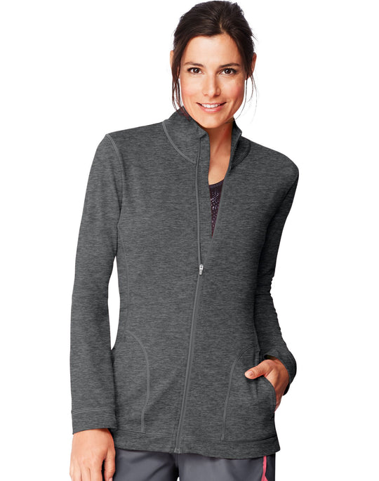 Hanes Womens Sport Performance Fleece Zip Up Jacket