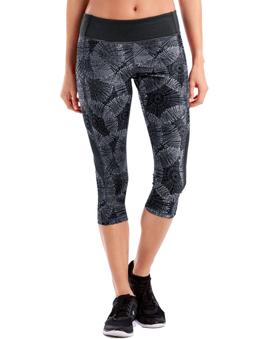 Hanes Womens Sport Performance Blocked Capri Leggings