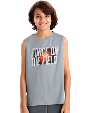 Hanes Boys Sport Graphic Sleeveless Tech Tee