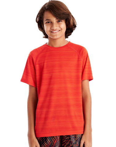 Hanes Boys Sport Heathered Tech Tee