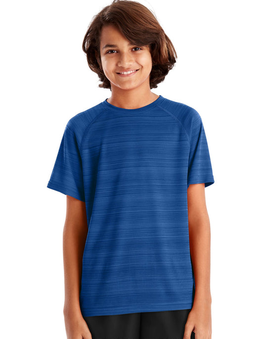 Hanes Boys Sport Heathered Tech Tee
