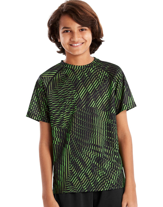 Hanes Boys Sport Graphic Short Sleeve Tech Tee