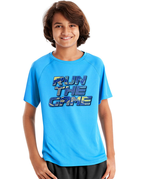 Hanes Boys Sport Graphic Short Sleeve Tech Tee