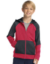 Hanes Boys Sport Tech Fleece Full Zip Hoodie