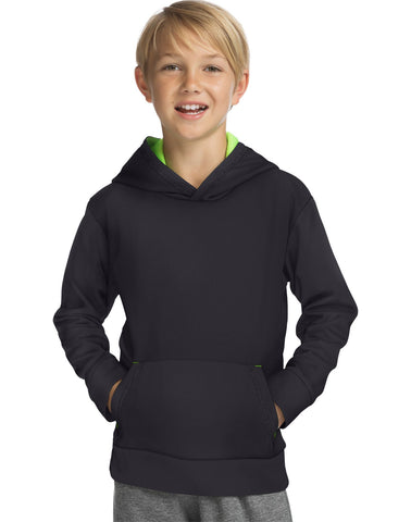 Hanes Boys Sport Tech Fleece Pullover Raglan Hoodie