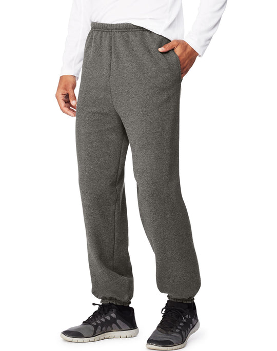 Hanes Mens Sport Ultimate Cotton Fleece Sweatpants With Pockets