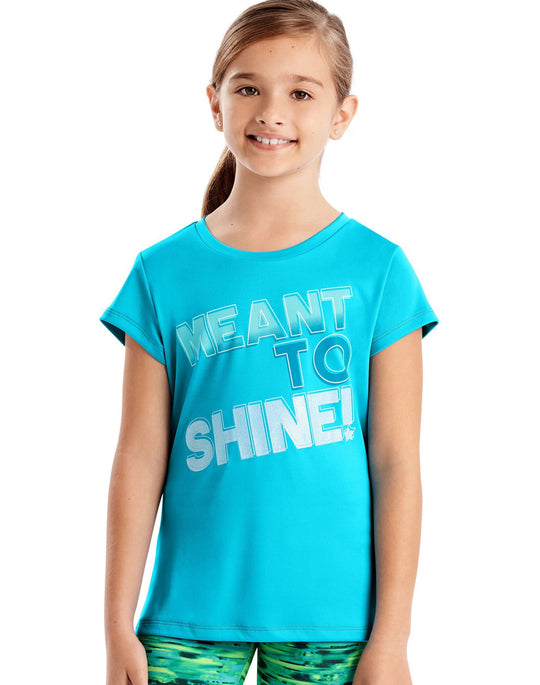 Hanes Girls Sport Speed Dash Performance Tee