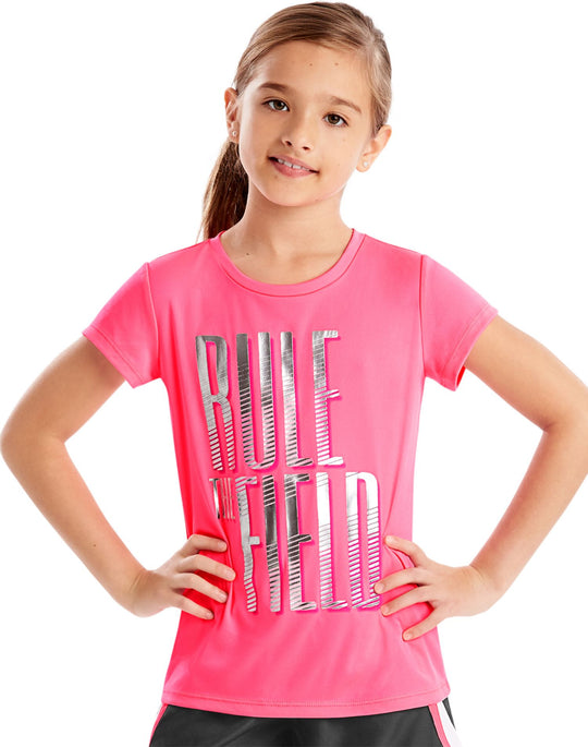 Hanes Girls Sport Speed Dash Performance Tee