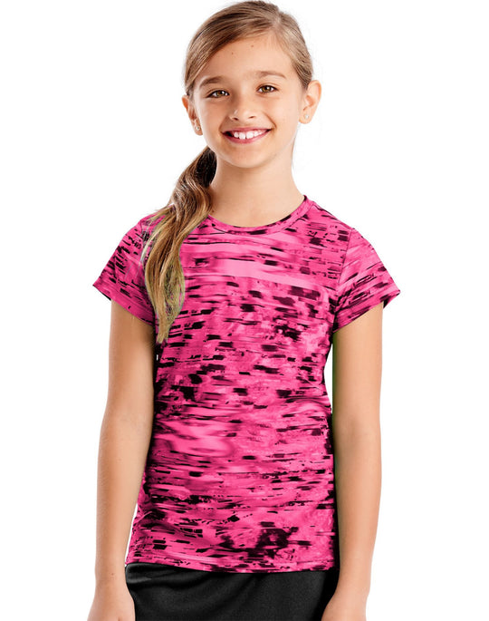 Hanes Girls Sport Speed Dash Performance Tee