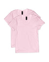 Hanes Womens Lightweight Nano-T Short Sleeve V-neck Tee 2-Pack