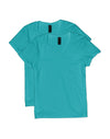 Hanes Womens Lightweight Nano-T Short Sleeve V-neck Tee 2-Pack