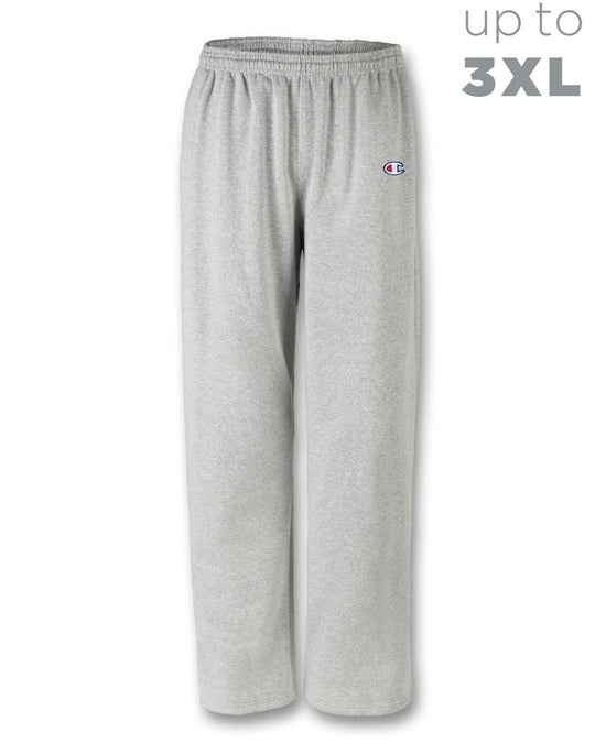 Champion Reverse Weave Open Bottom Sweatpants with Pockets