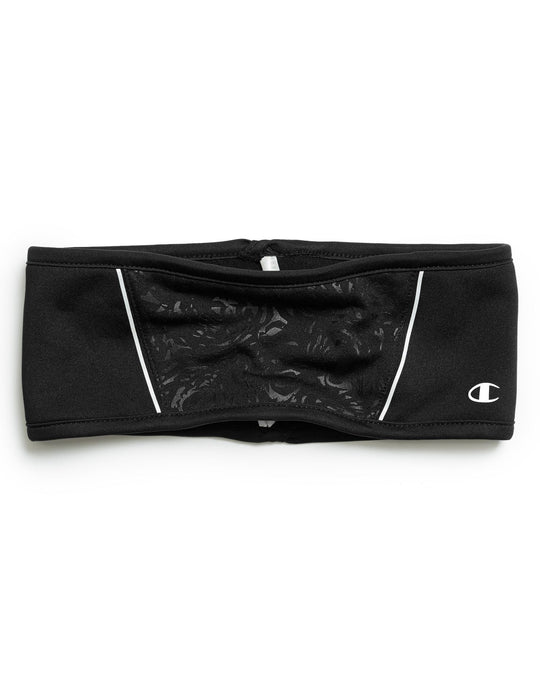 Champion Womens Tech Stretch Tonal Print Piecing Headband