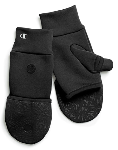 Champion Womens Tech Stretch Tonal Print Flip Mitten