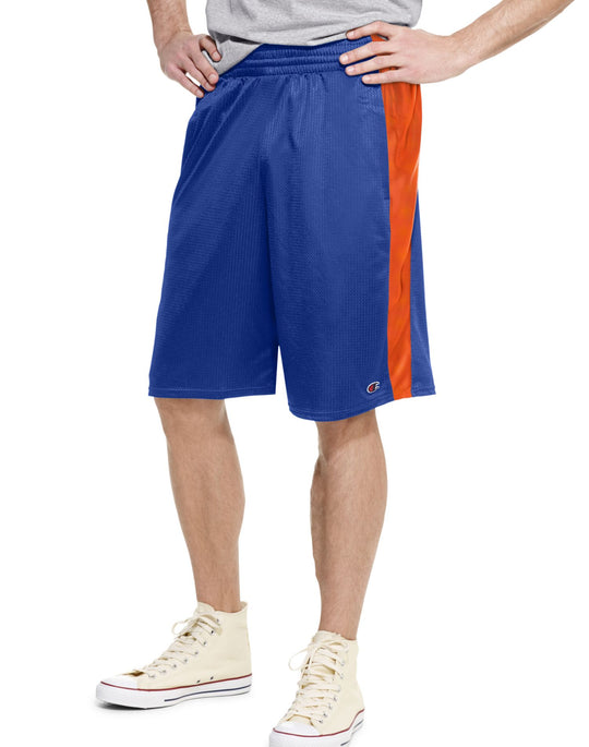 Champion Men`s Authentic Print Crossover Basketball Shorts With Pockets