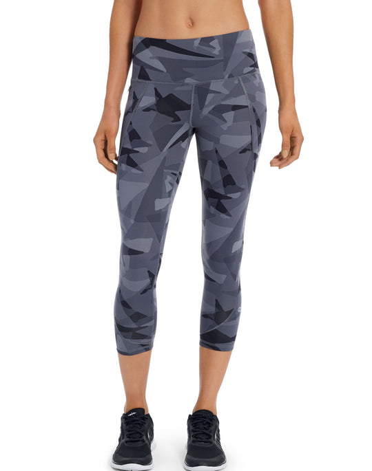 Champion Women`s Printed Run Capris