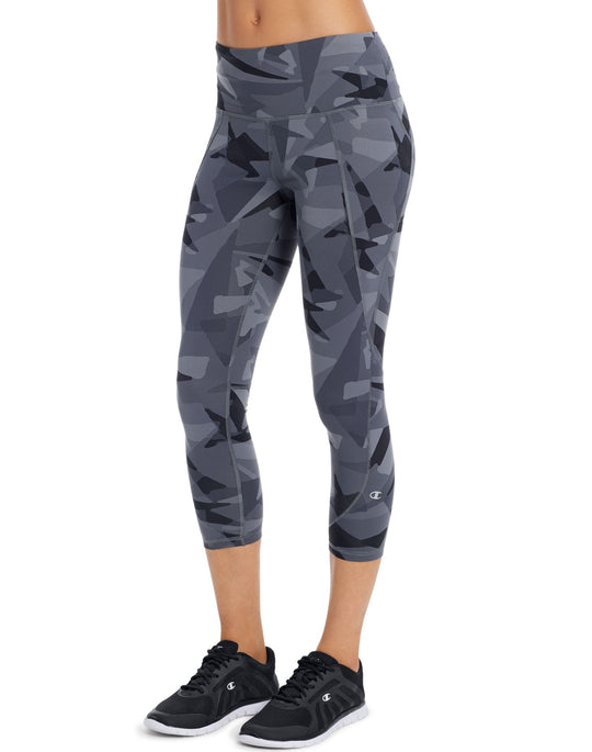 Champion Women`s Printed Run Capris