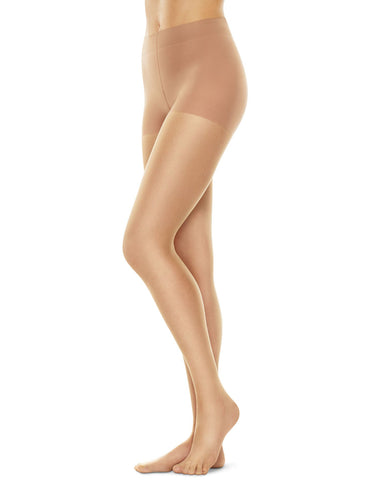 Hanes Womens Perfect Nudes™ Run Resistant Tummy Control Girl Short Hosiery