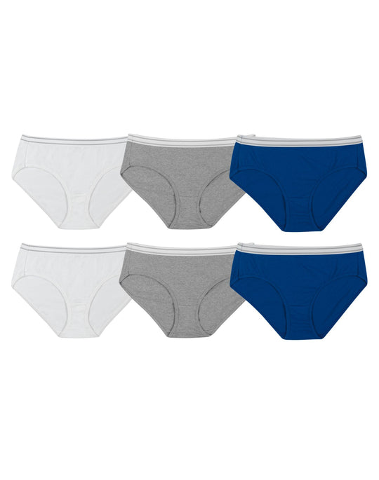 Hanes Womens Cotton Hipsters with Cool Comfort - 6-Pack