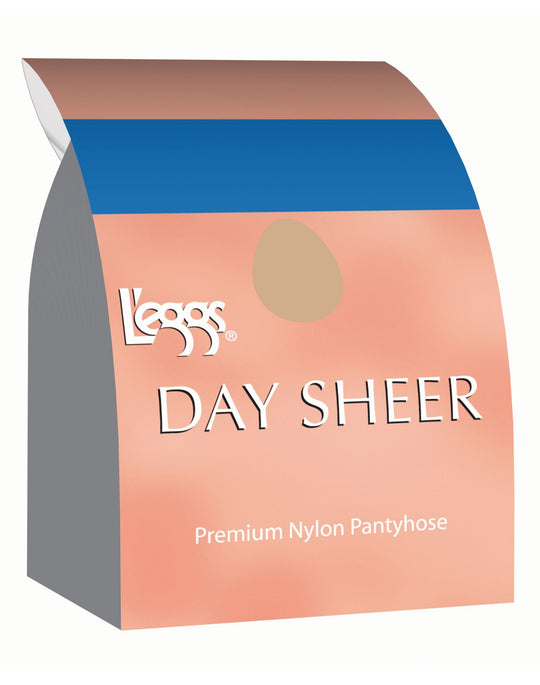 Leggs Womens  Day Sheer Control Top, Sheer Toe Pantyhose 4-Pack