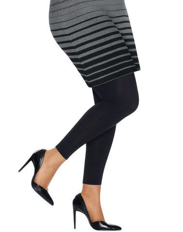 Just My Size Women`s Stretch Cotton Footless Tights