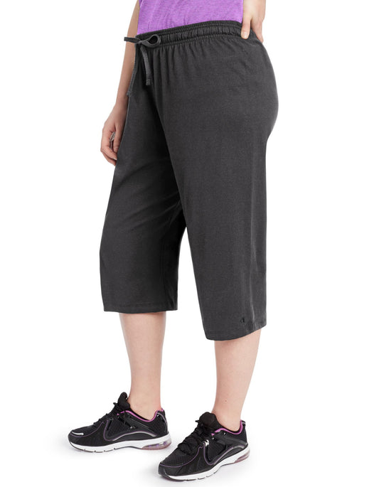 Champion Women`s Plus Jersey Capris