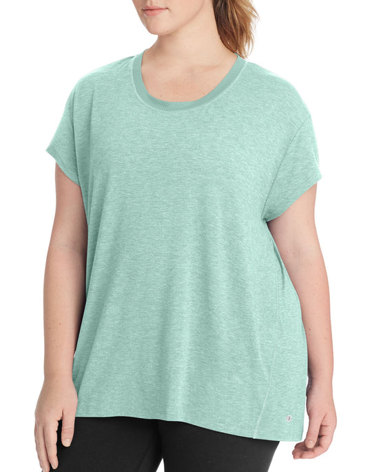 Champion Womens Plus Gym Issue Tee