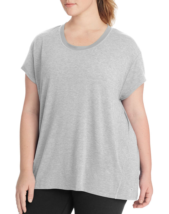 Champion Womens Plus Gym Issue Tee