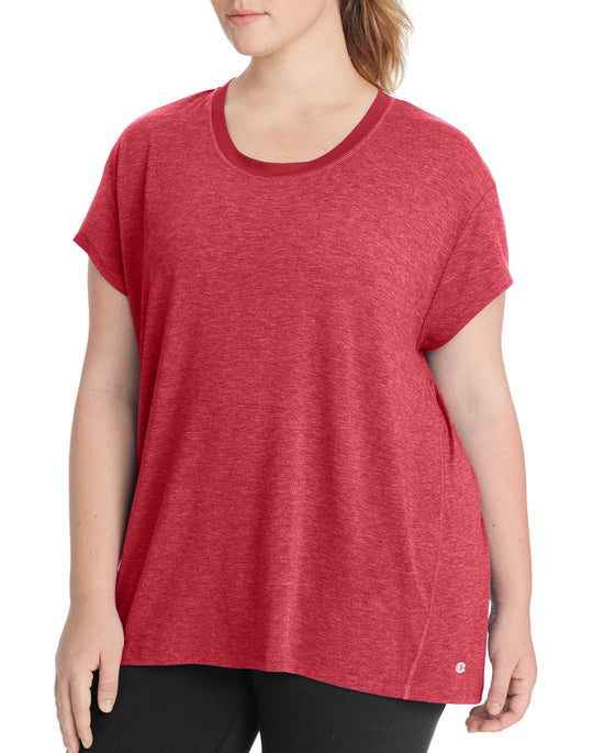 Champion Womens Plus Gym Issue Tee