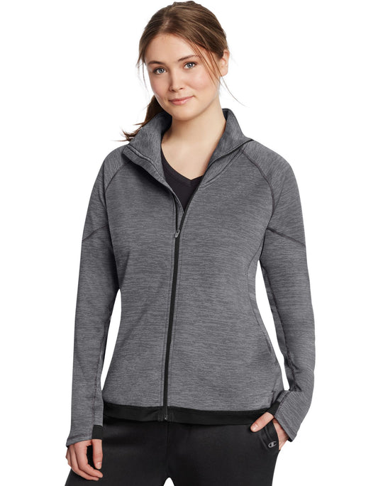 Champion Women`s Plus Tech Fleece Full Zip Jacket