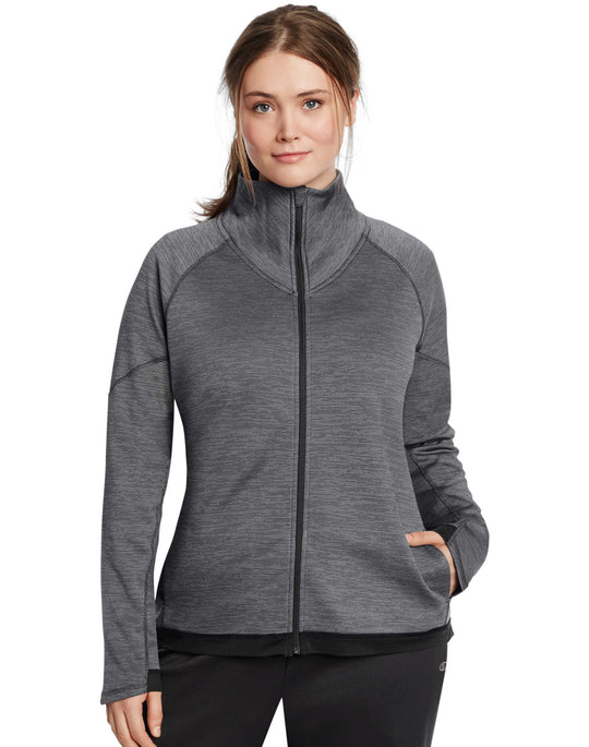 Champion Women`s Plus Tech Fleece Full Zip Jacket