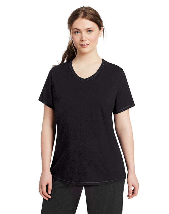 Champion Women`s Vapor Plus Jersey V-Neck Tee