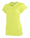 Champion Women's Essential Double Dry V-Neck Tee
