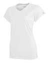 Champion Women's Essential Double Dry V-Neck Tee
