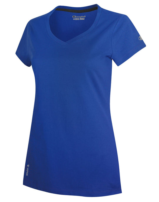 Champion Vapor® Women`s V-Neck Cotton Tee