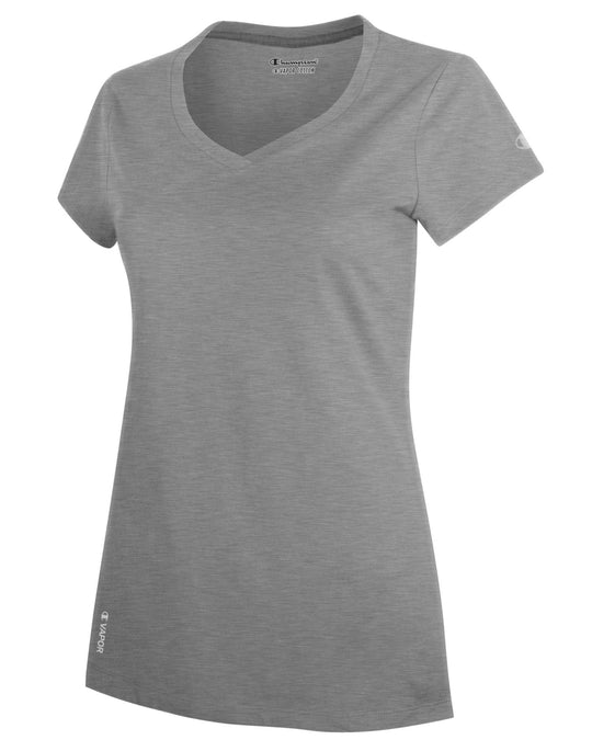 Champion Vapor® Women`s V-Neck Cotton Tee
