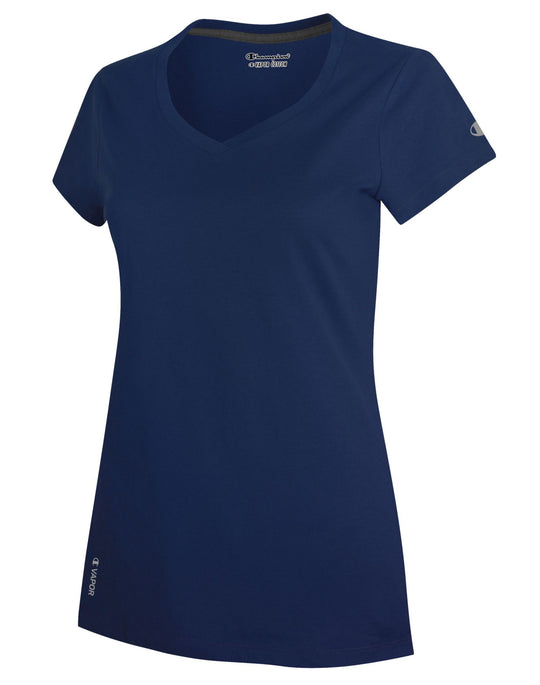 Champion Vapor® Women`s V-Neck Cotton Tee