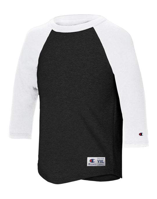 Champion Youth Raglan Baseball T-Shirt