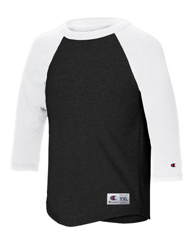 Champion Youth Raglan Baseball T-Shirt
