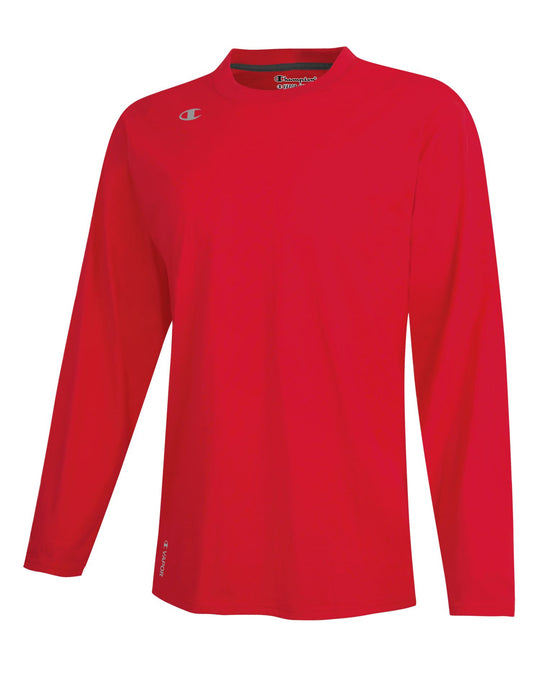 Champion Vapor® Men`s Long Sleeve Cotton Tee