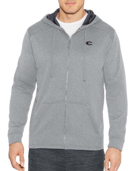 Champion Mens Tech Fleece Full Zip Hood