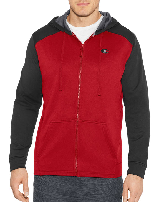 Champion Mens Tech Fleece Full Zip Hood