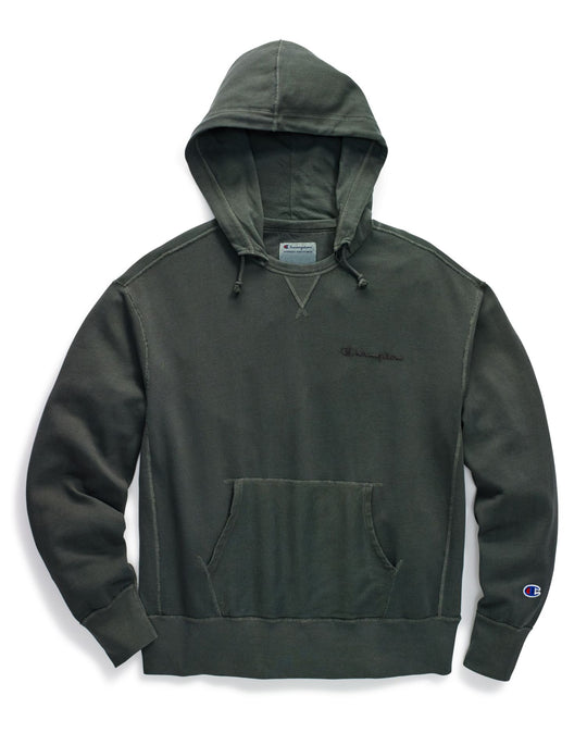 Champion Mens Vintage Dye Fleece Pullover Hoodie