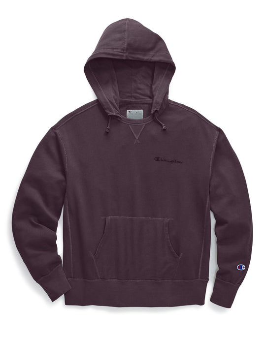 Champion Mens Vintage Dye Fleece Pullover Hoodie