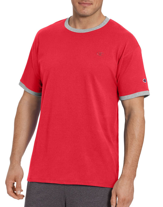 Champion Men`s Classic Jersey Ringer Tee