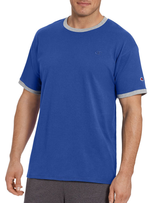 Champion Men`s Classic Jersey Ringer Tee