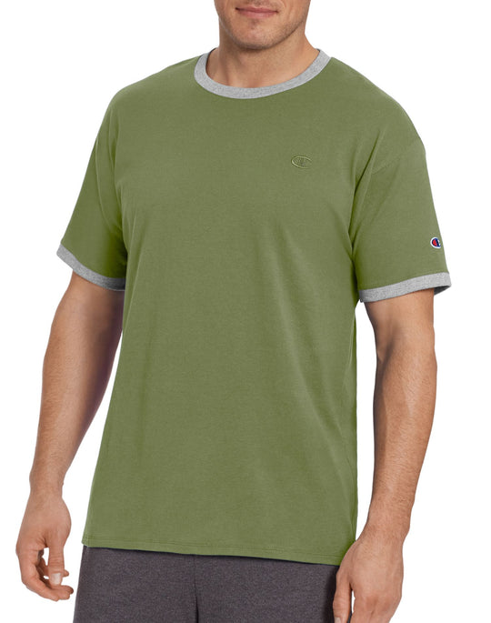 Champion Men`s Classic Jersey Ringer Tee