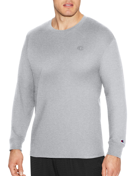 Champion Mens Classic Jersey Long Sleeve Tee