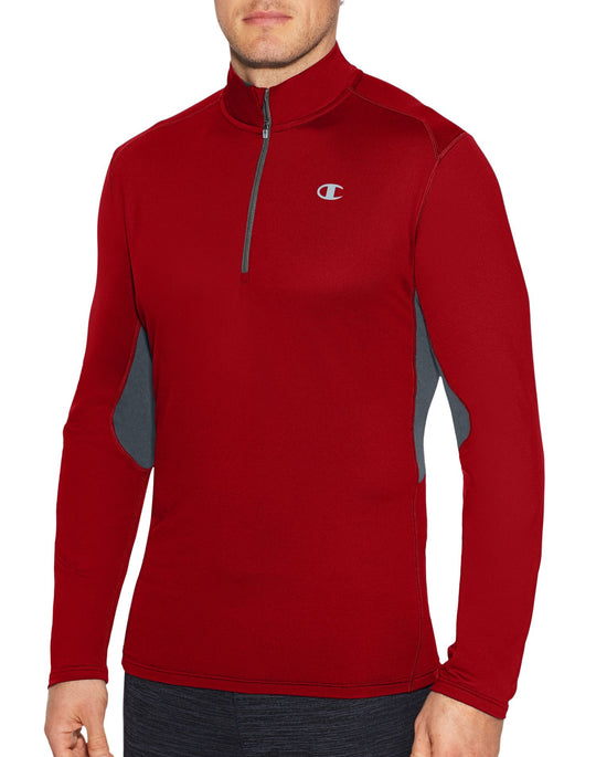 Champion Mens Training Quarter Zip Jacket